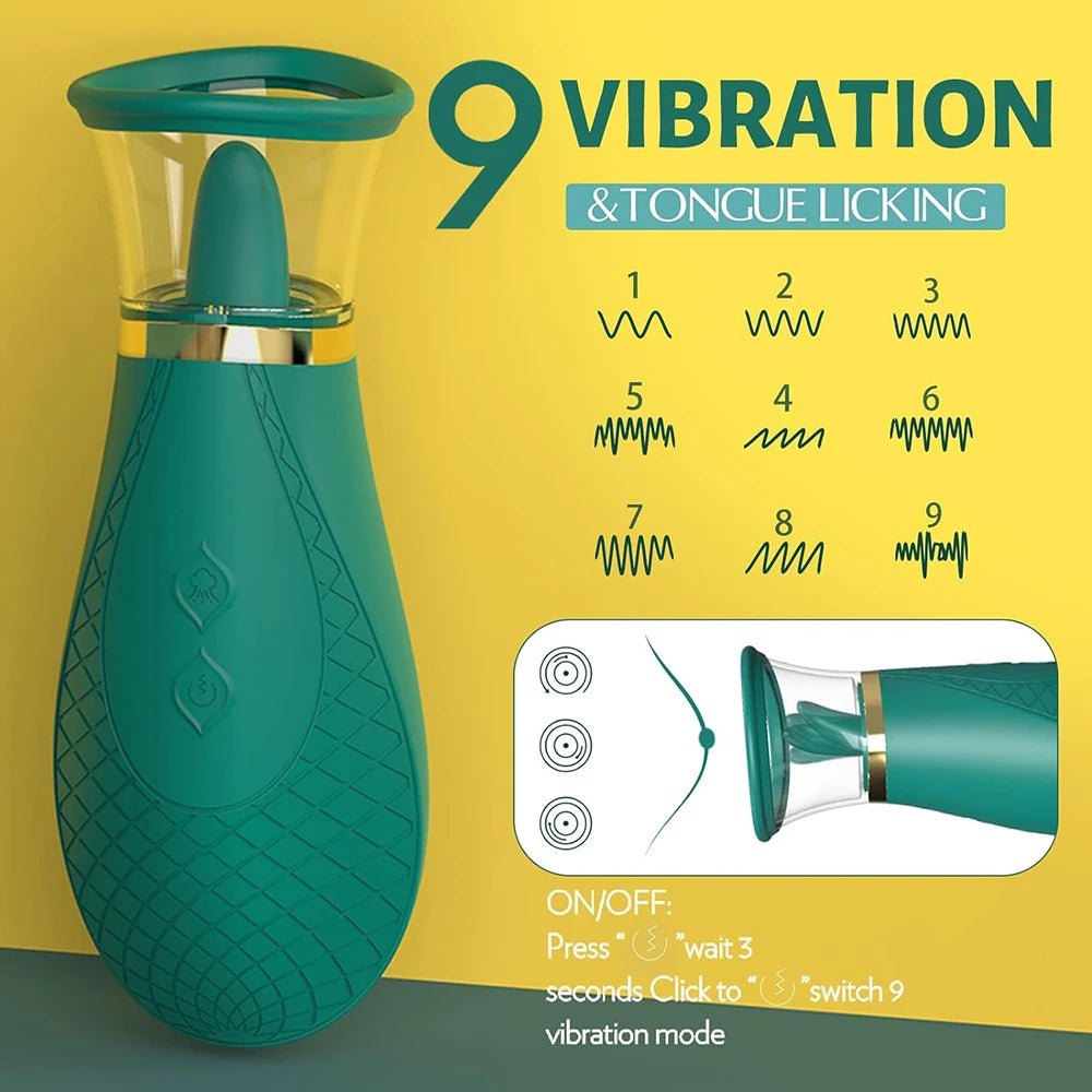 9 Mode Clitoral Sucking Vibrator - JoyToyBox