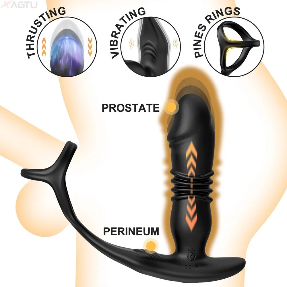 APP Control Prostate Pleaser + C Ring - JoyToyBox