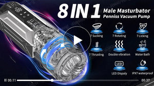 Automatic Rotating Oral Male Masturbator - JoyToyBox